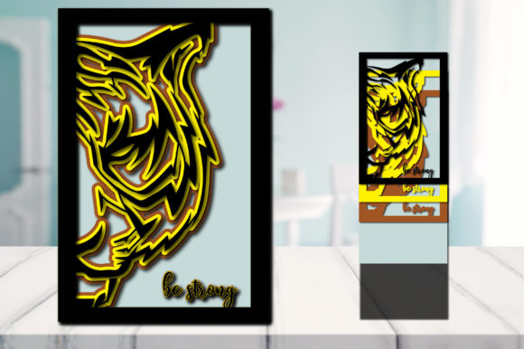 Be Strong Tiger 3D Layered Cut File Review