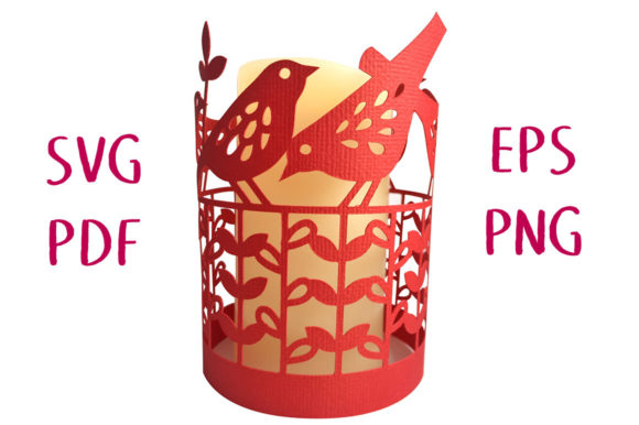 Birds on a Fence Lantern 3D SVG Shapes Review