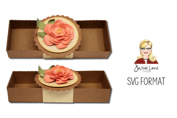 Bow with Flower Wrap: A 3D SVG for Elegant Gift Boxes