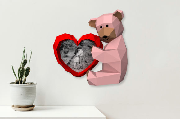 DIY Papercraft Valentine Teddy Bear: A 3D SVG Shapes Review