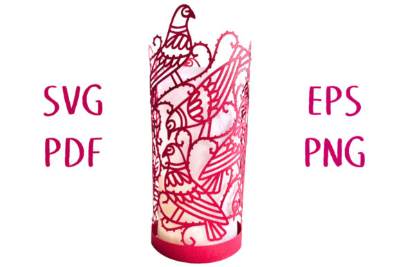 Dove Lantern 3D: A Versatile 3D SVG for Craft Shapes