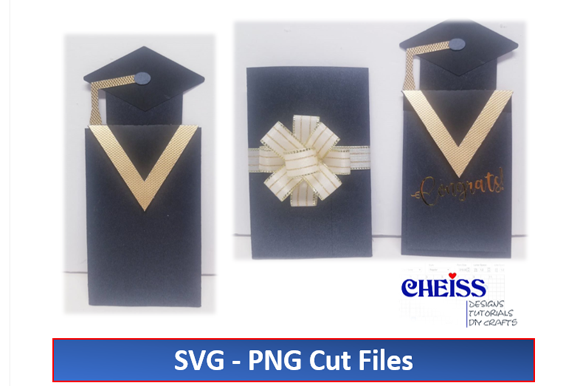 Graduation Gift Card Holder: A 3D SVG Shape for Brands