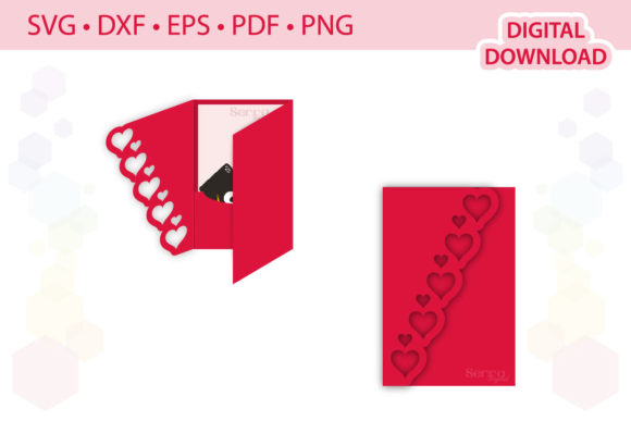 Heart Card Invitation Template: 3D SVG Shapes Review