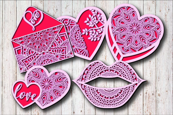 Kiss Lips Chocolate Heart 3D SVG Shapes Review