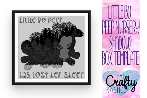 Little Bo Peep 3D SVG Shadow Boxes Review