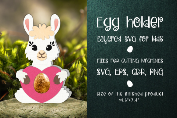 Llama Chocolate Egg Holder: 3D SVG Shapes Review