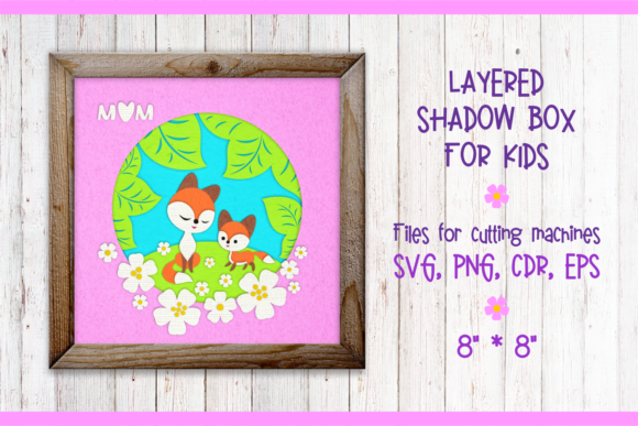 Mama Fox and Baby Fox Shadow Box Review