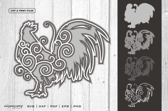 Review: 3D SVG Chicken for Shadow Boxes & Branding
