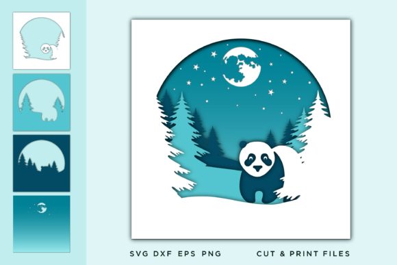 Review: Christmas Panda 3D SVG for Holiday Sales