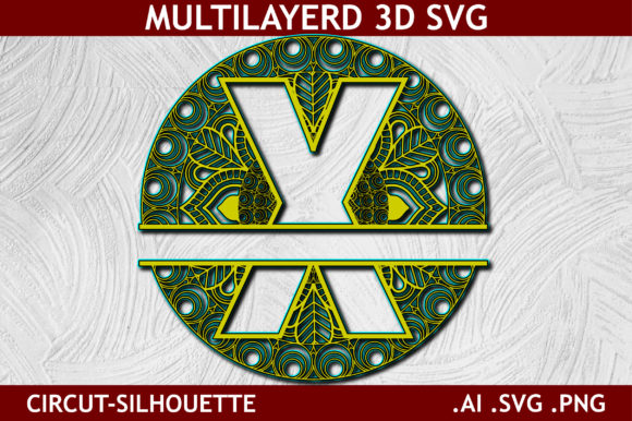 Review: Split Alphabet Layered X Letter Mandala for Embroidery