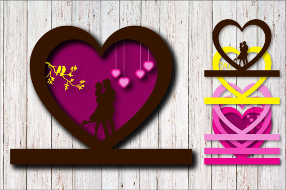 Reviewing the 3D Layered Valentine Craft Design