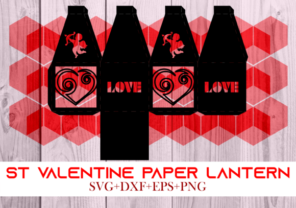 St Valentine Paper Lantern Series 0039: A 3D SVG Shape Review