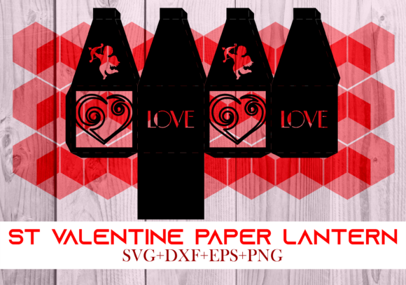 St Valentine Paper Lantern Series 0052: A 3D SVG Shapes Review