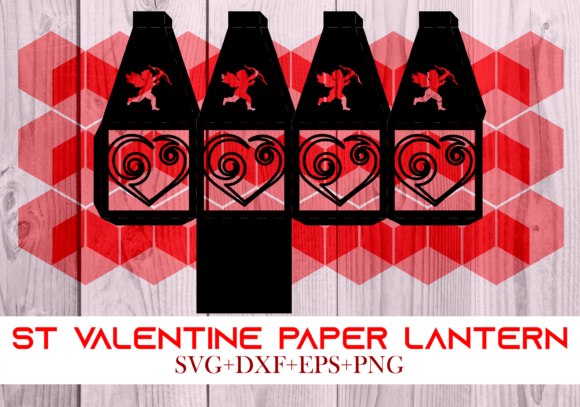 St Valentine Paper Lantern Series 0093: A 3D SVG Shapes Review