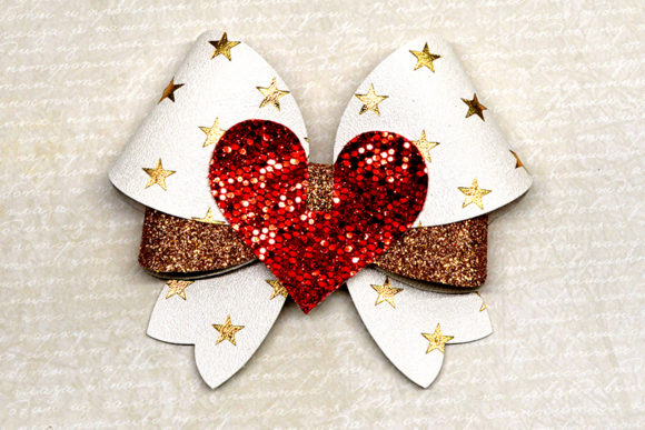 Valentine Bow Template: 3D SVG Shapes for Blogs