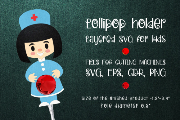 Woman Doctor Lollipop Holder Template: 3D SVG Shapes Review